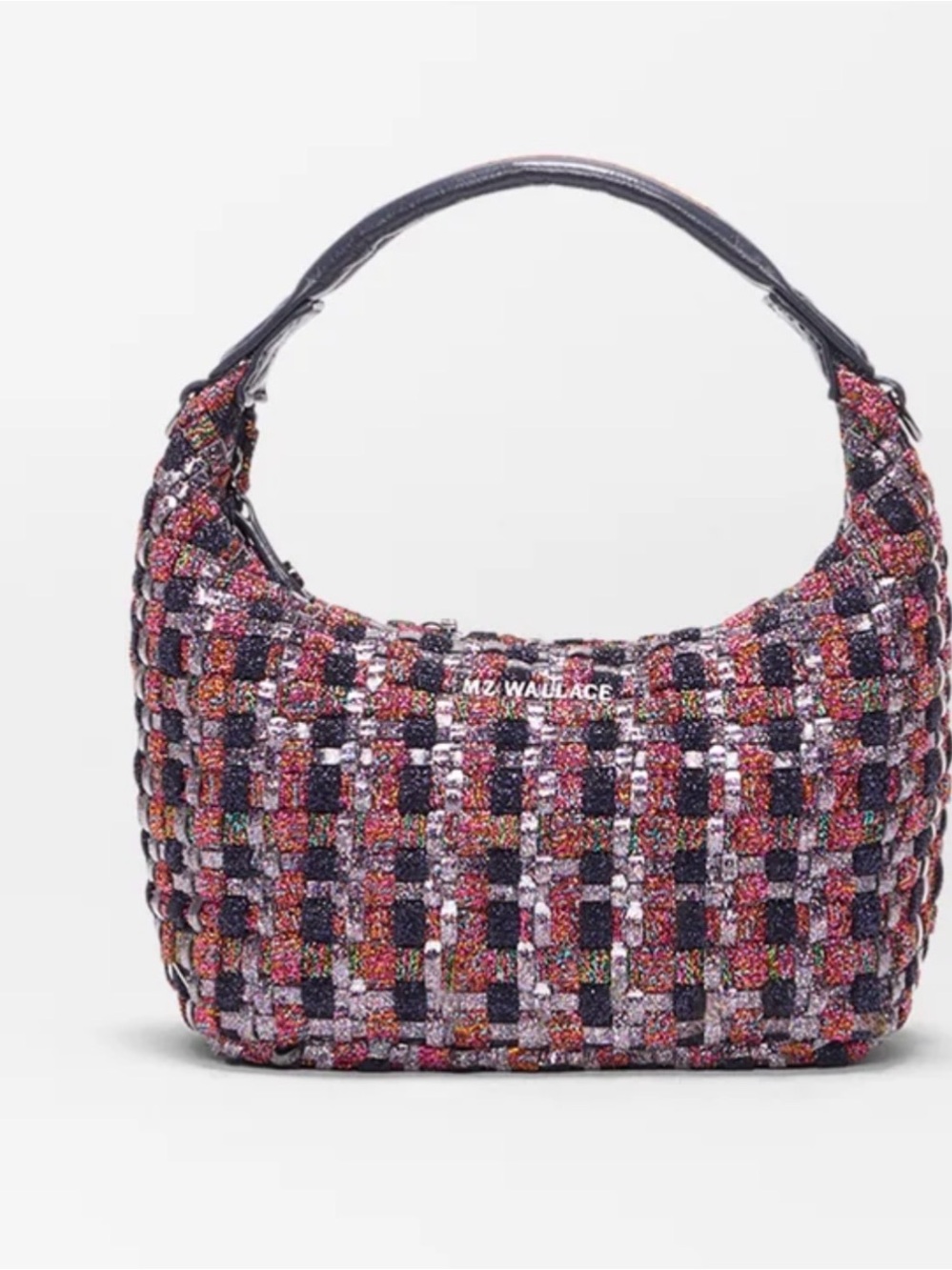NWT MZ Wallace Multicolor Shimmer Mini Hobo
